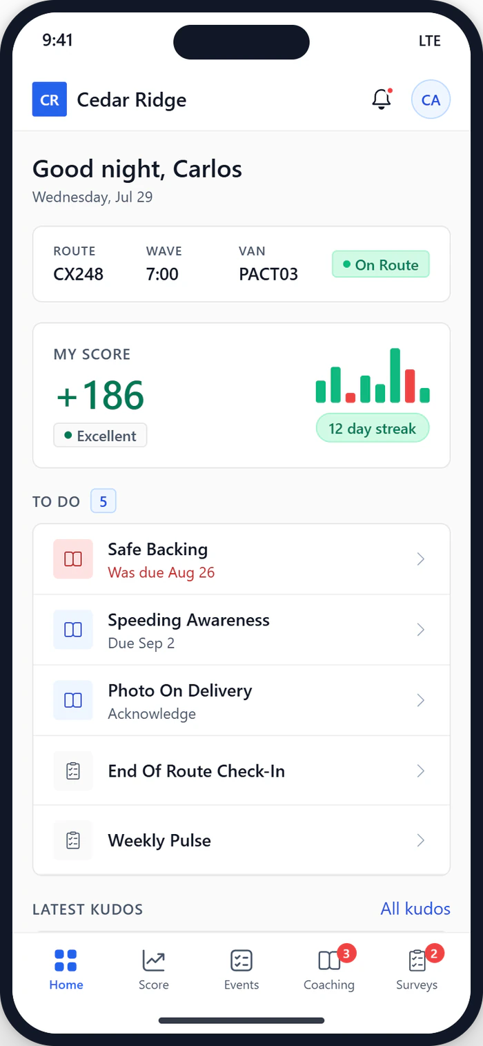 Amazon DSP Driver App management tool