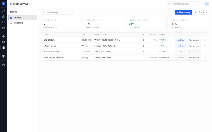 Amazon DSP Surveys management tool